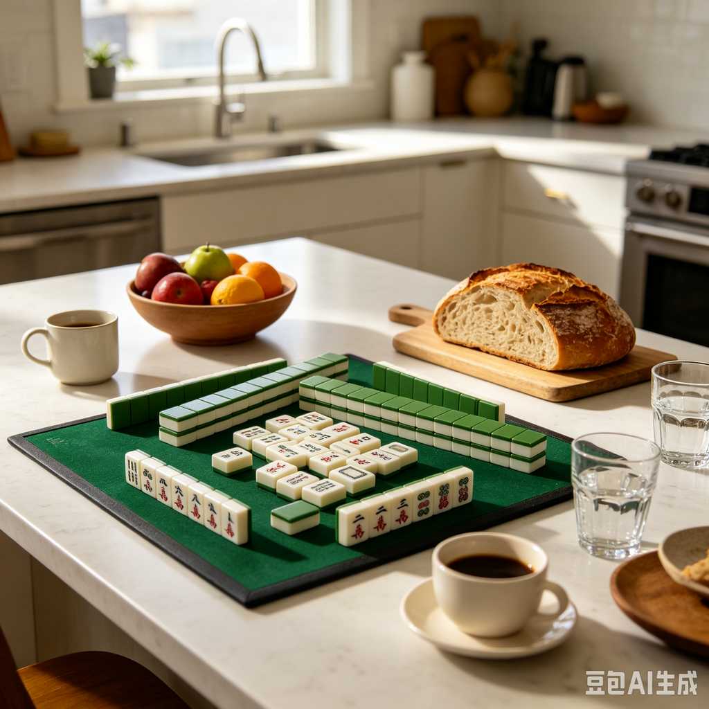 mahjong rule card included